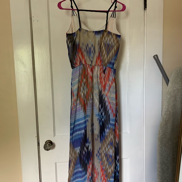 Multi Color- Hi/ Low Dress - Picture 2 of 6